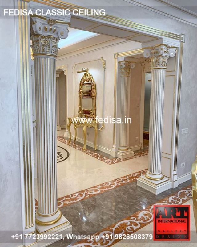 Classical Pop Wall Design Luxury Kitchen Ceiling Design