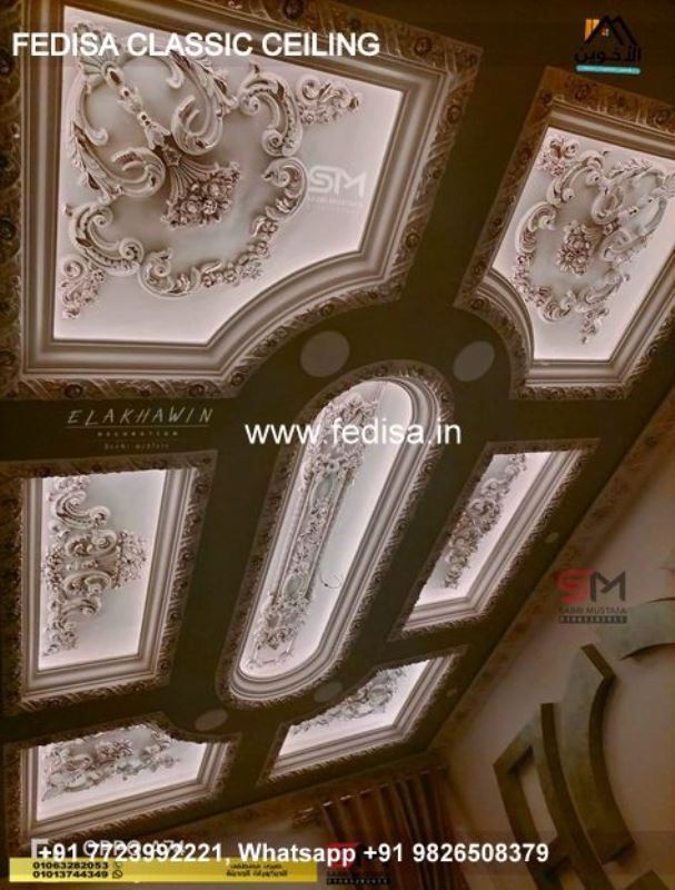 Classic Pop Ceiling Design Classical False Ceiling For Hall