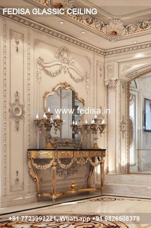 Classical Best Pop Design Luxury Fiber Ceiling Design