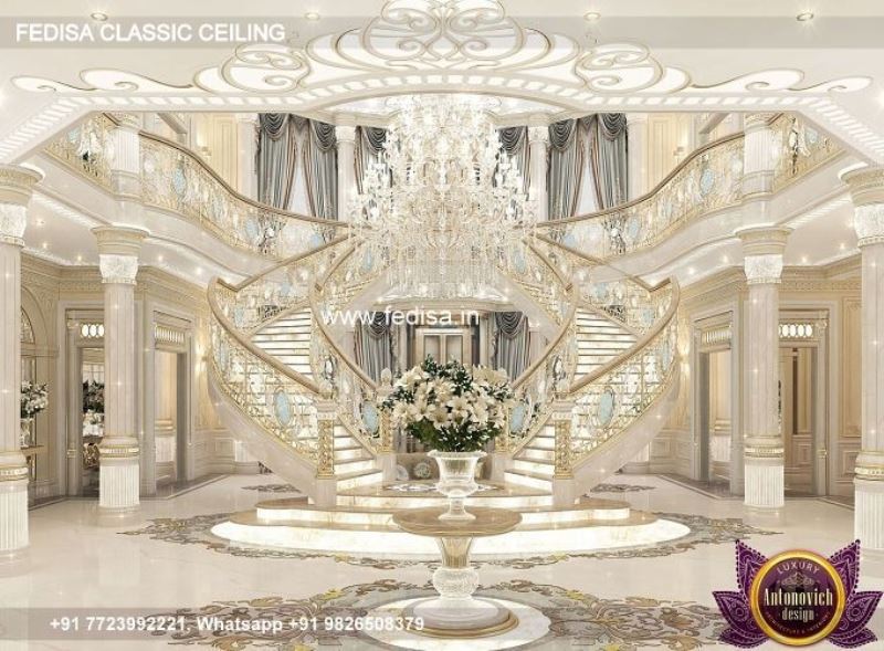Classical Gypsum False Ceiling Design Luxury Best Ceiling Design For Hall