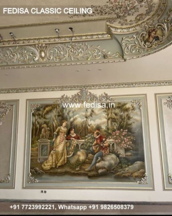 Classical Pop Design 2042 Luxury Fall Ceiling Design For Home