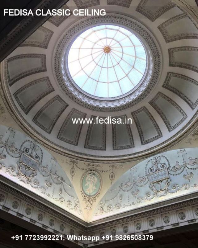 Classical Forsling Design For Room Luxury Dining False Ceiling