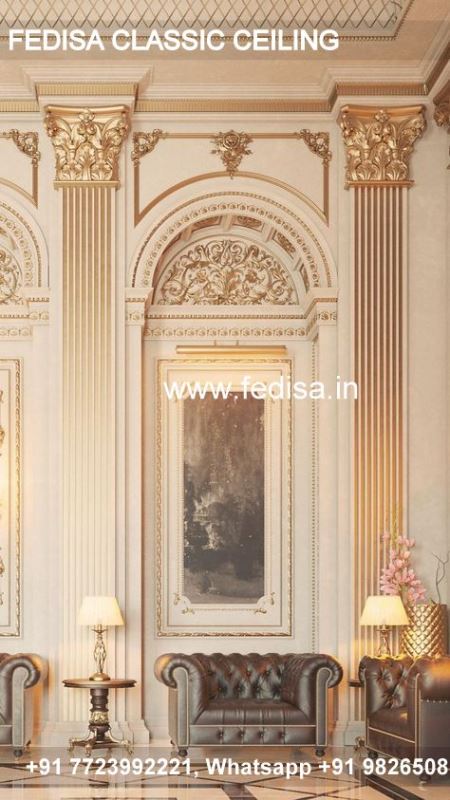 Classical Latest Ceiling Design Luxury Plastic Pop Design