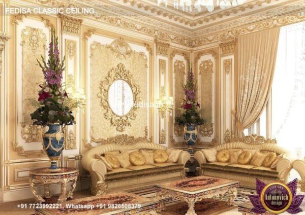 Classical False Ceiling Color Luxury False Ceiling Fan Design