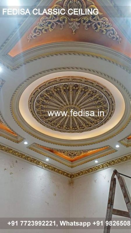 Luxury Pvc False Ceiling Classic Modern Pop Ceiling Design