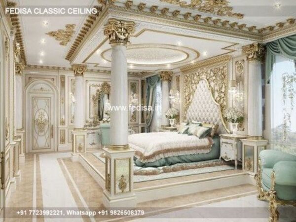 Classic Plus Minus Pop Design Classical Master Bedroom Pop Design