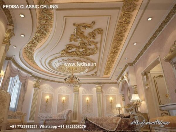 Luxury Pop Dizain Classic Mdf Jali Design For Ceiling