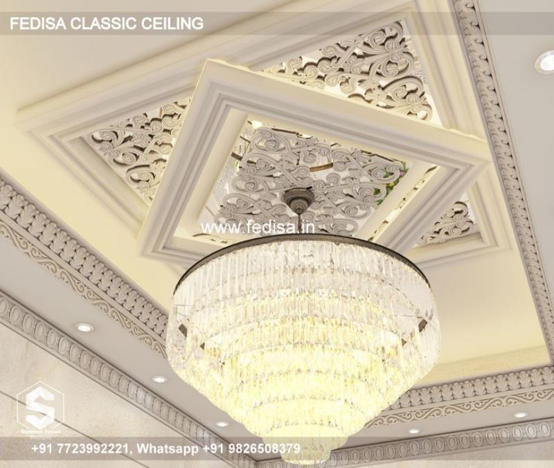 Classic Gypsum False Ceiling Design Classical False Ceiling Design For Small Bedroom