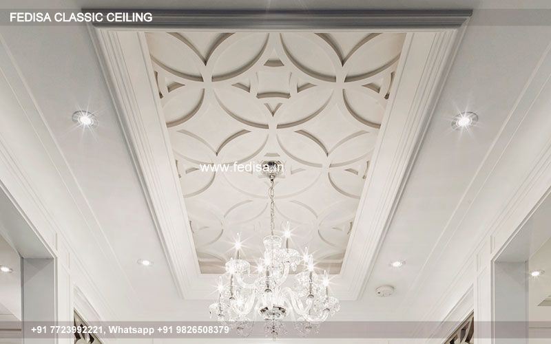 Classical Pop Flower Design Luxury Outside Ceiling Design