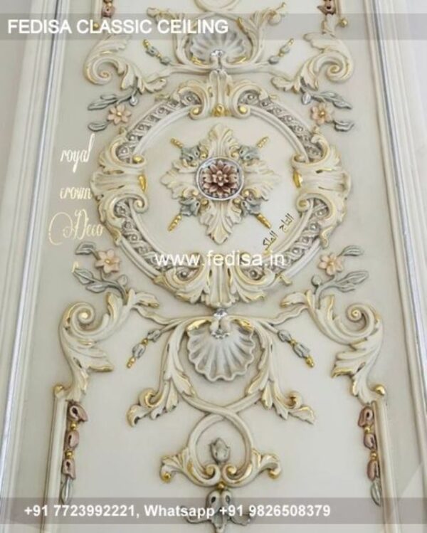 Classical Pop Dijain Luxury Two Fan False Ceiling Design