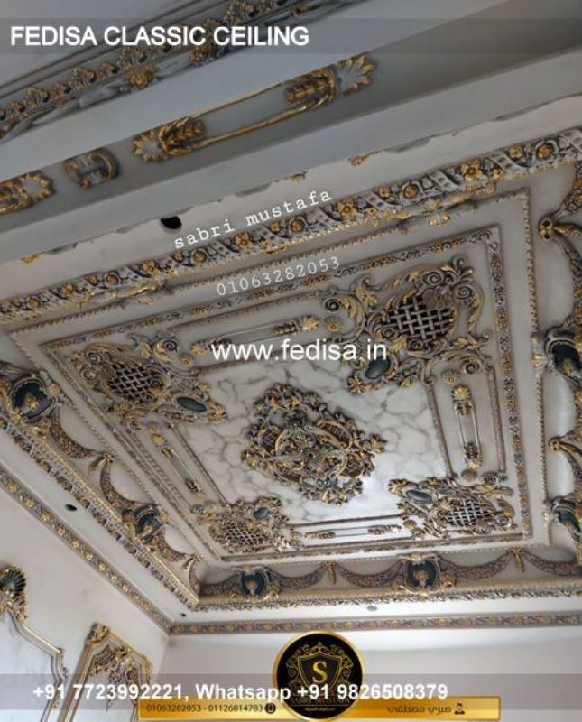 Classical Ceiling Ke Design Luxury Double Fan Ceiling Design