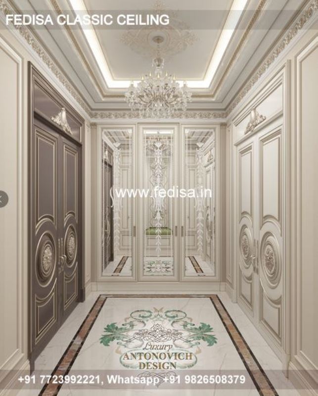 Classical Forsling Design Room Luxury Ceiling Cement Plaster Design