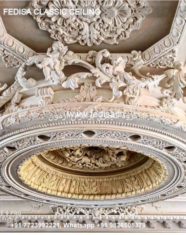 Classic Pop Design For Living Room Classical Porch False Ceiling Design