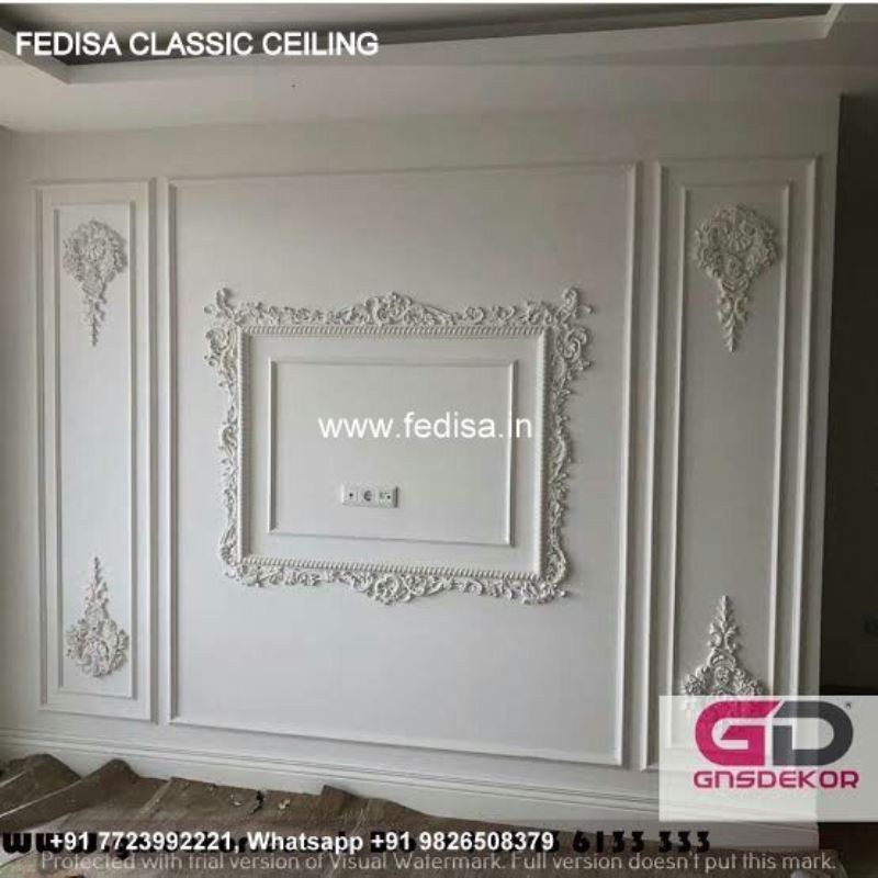 Luxury New Pop Design Classic Mdf Jali False Ceiling Price
