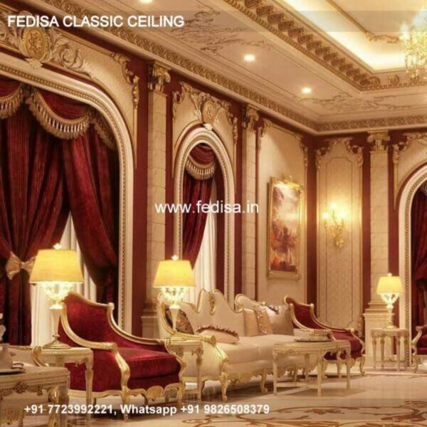 Luxury Saint Gobain False Ceiling Classic Bar Ceiling Design