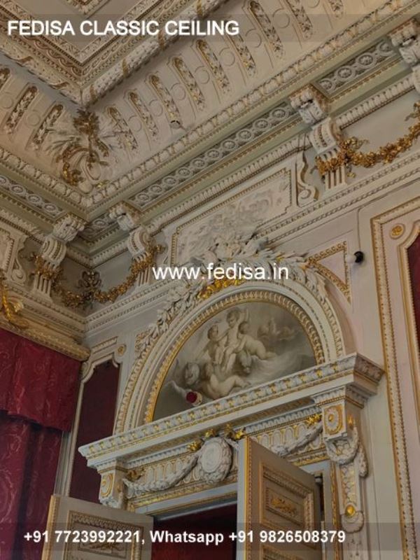 Classical Pop Ka Design Luxury Small Pooja Room False Ceiling Design