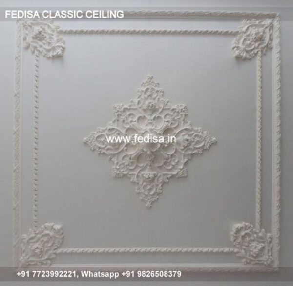 Luxury Pop Plus Minus Latest Design 2043 Classic Temple Ceiling Design