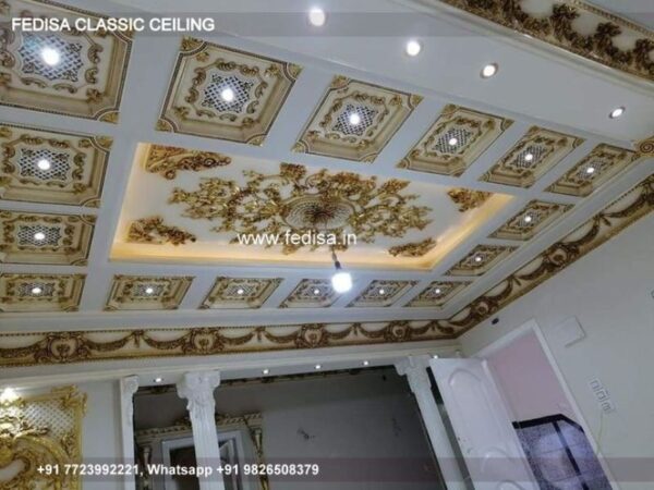 Classic Best Pop Design For Hall Classical False Roof Design