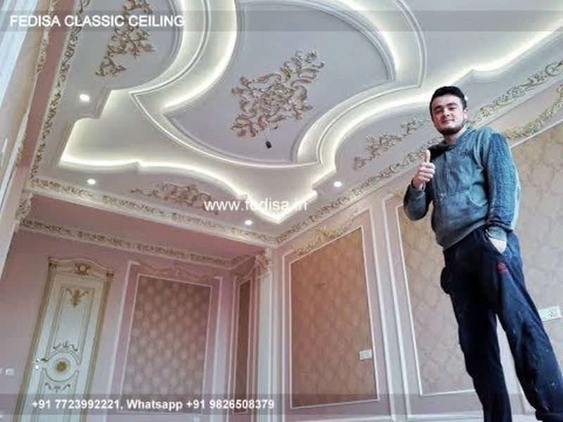 Classic Modern False Ceiling Design Classical Cornice Molding Pop Design