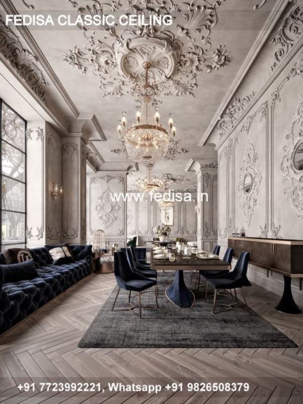 Classic Lobby Pop Design Classical Mandir Ceiling Design