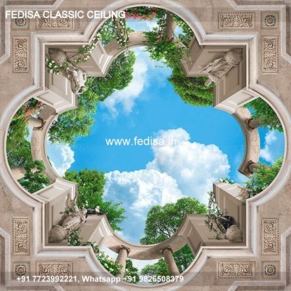 Classical Pop Design For Drawing Room Luxury Reception Ceiling Design