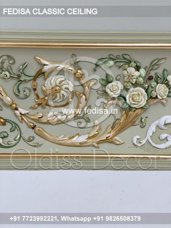 Classic Pop Design For Room Classical False Ceiling Round Design