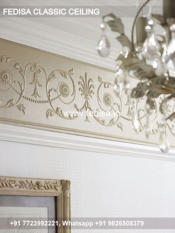 Classical Ceiling Design For Living Room Luxury Jali Ceiling Design