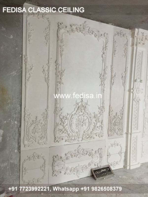 Classical Main Hall Fall Ceiling Design Luxury Living Ceiling Design