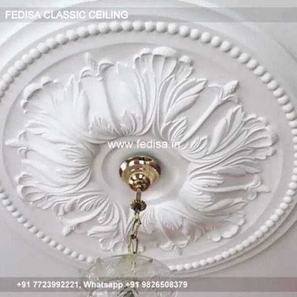 Luxury Pop Ka Design Classic Puja Room Ceiling Design