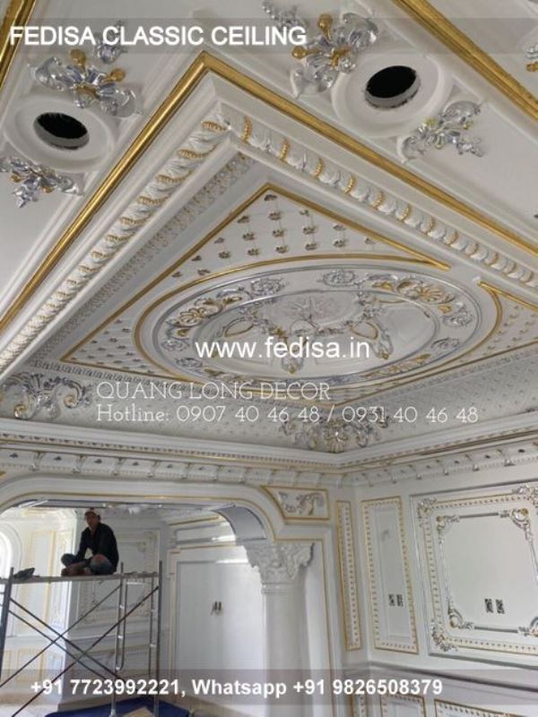 Classic New Ceiling Design 2045 Classical Hexagon Ceiling Design