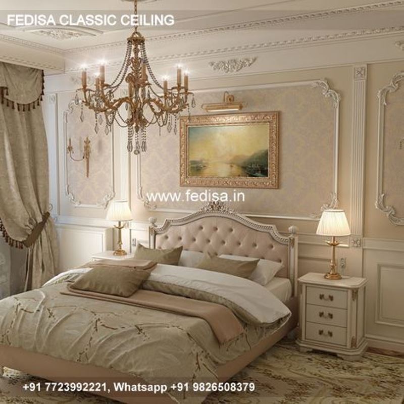 Classical Pal Ceiling Luxury Simple False Ceiling Design For Hall With Two Fans