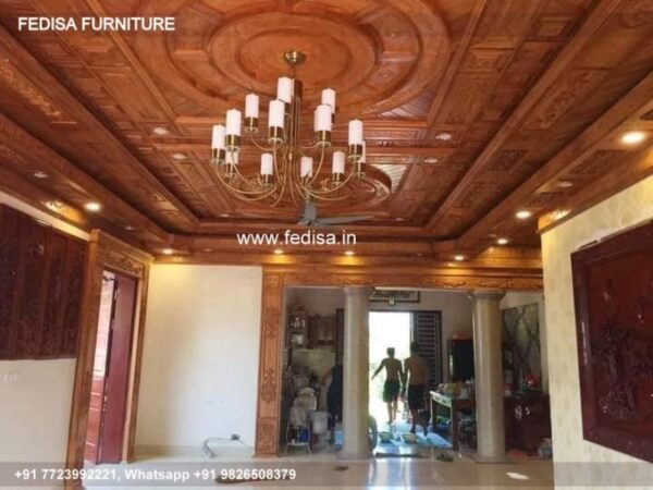 Luxury False Ceiling For Bedroom Classic Beam Decoration Ideas