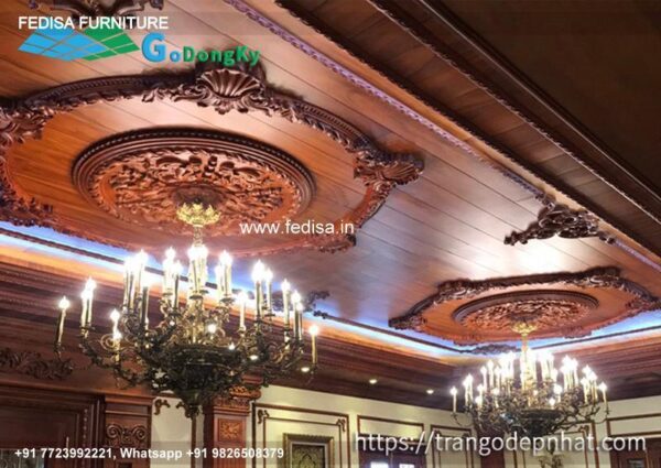 Luxury New Ceiling Design 2046 Classic Plaster Ceiling Design For Living Hall
