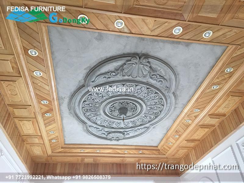 Classic Plus Minus Pop Classical Geometric Ceiling Design