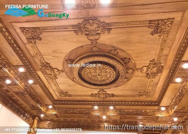 Luxury Pvc Ceiling Design 2046 Classic Royal False Ceiling Design