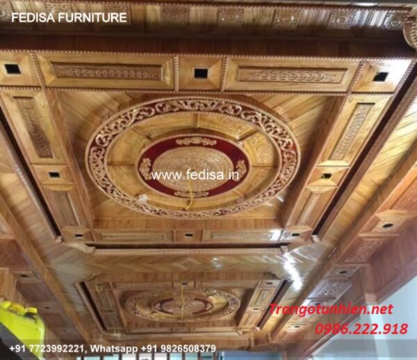 Luxury Kitchen False Ceiling Classic Gypsum Flower Design