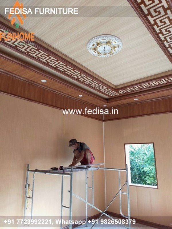Classic Pop Minus Plus Classical False Ceiling For Balcony