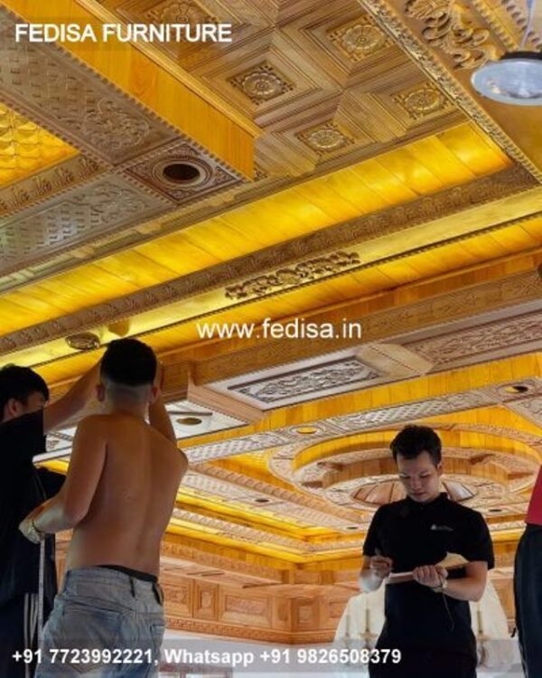 Classic Pop Design 2046 Classical Fiber False Ceiling Design