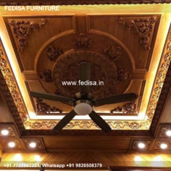 Classical False Ceiling Cost Luxury Golden Ceiling Design