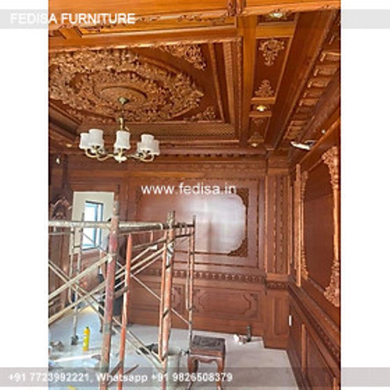 Classical Ceiling Ka Design Luxury False Ceiling For Pooja Room