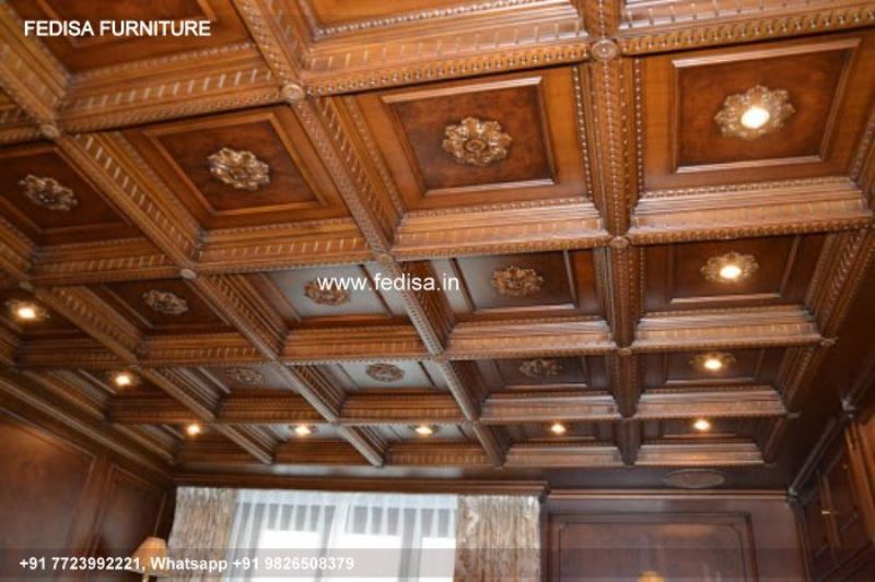 Classical Wall Ceiling Design Luxury Single Fan Pop Design
