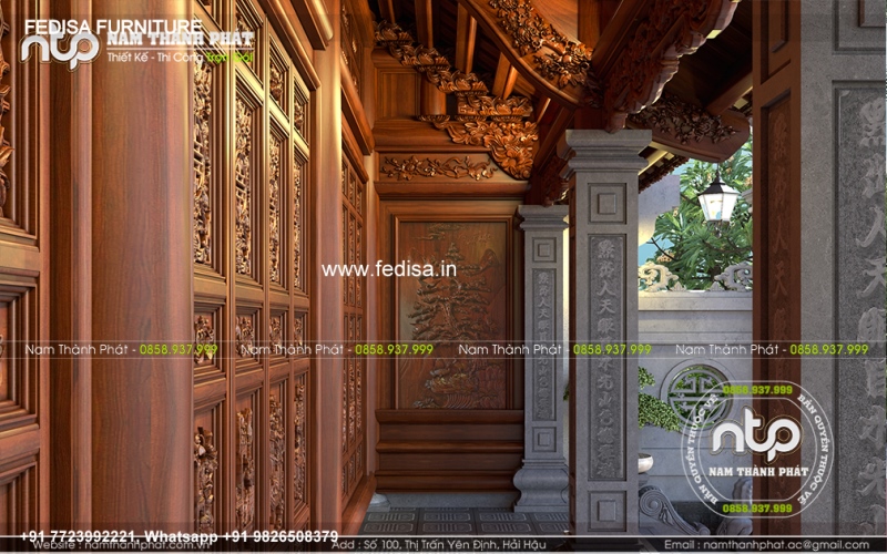 Classical False Ceiling Design Luxury Ceiling Wooden Panel Design