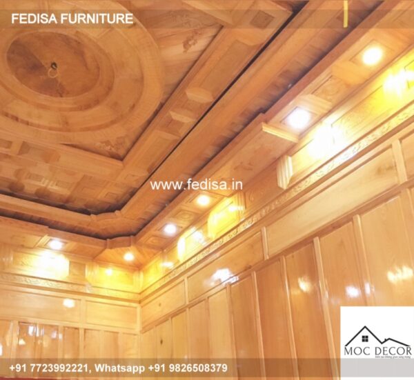 Luxury False Ceiling Design For Lobby Classic Puja Room False Ceiling