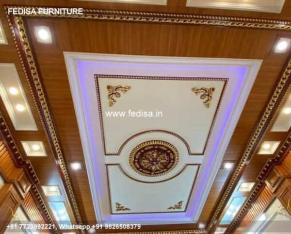 Luxury Pvc False Ceiling Classic Pop Design Hd