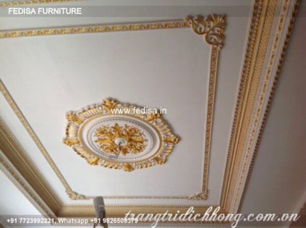 Classical Pop Ka Design Luxury Function Hall Ceiling Design