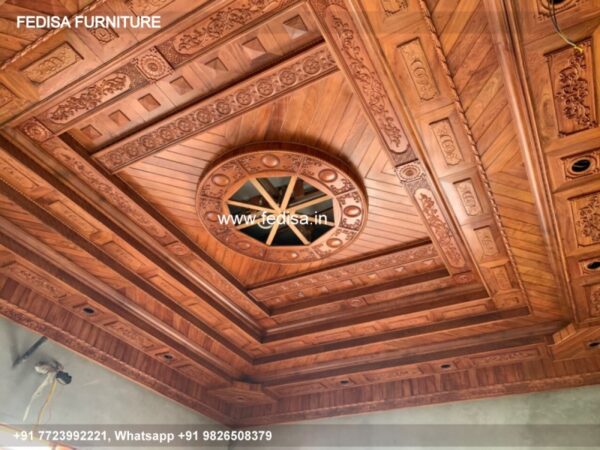 Classical False Ceiling Design For Hall With Two Fans Luxury Types Of Pop Design