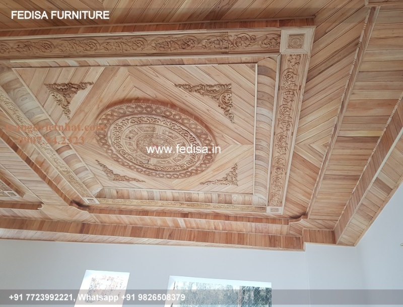 Classical Lobby Pop Design Luxury Flower False Ceiling Design