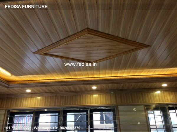 Luxury Pop Arch Design Classic False Ceiling For L Shaped Living Room