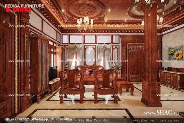 Classic Wall Ceiling Design For Hall Classical Pop Pooja Room Design
