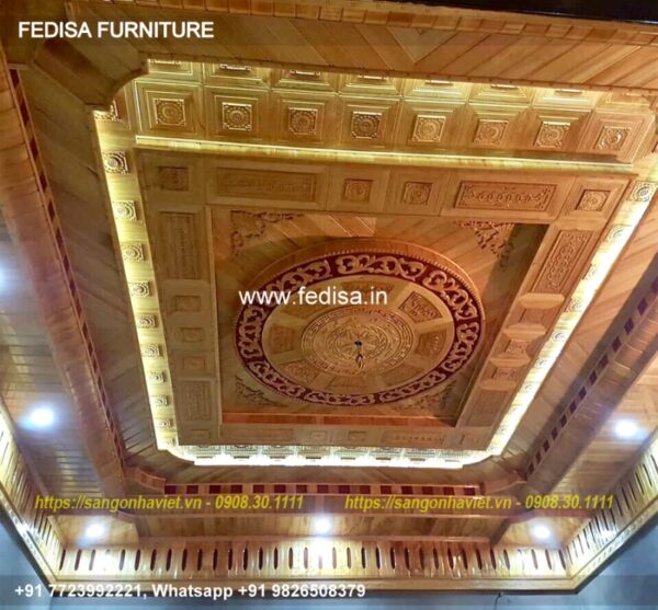 Luxury Office Ceiling Design Classic Heart Shape False Ceiling Design
